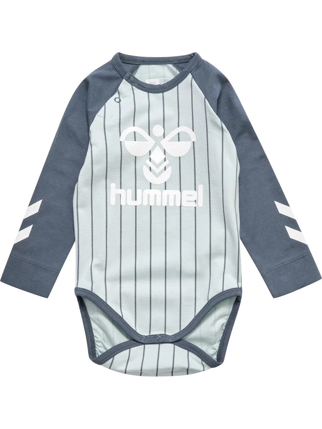 Детский боди-комбинезон с длинным рукавом Hmlpinno Hummel, Aquamaringrun