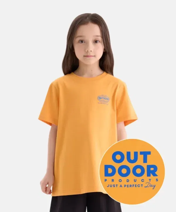 Футболка с коротким рукавом Outdoor Products Kids, оранжевый — фото 2