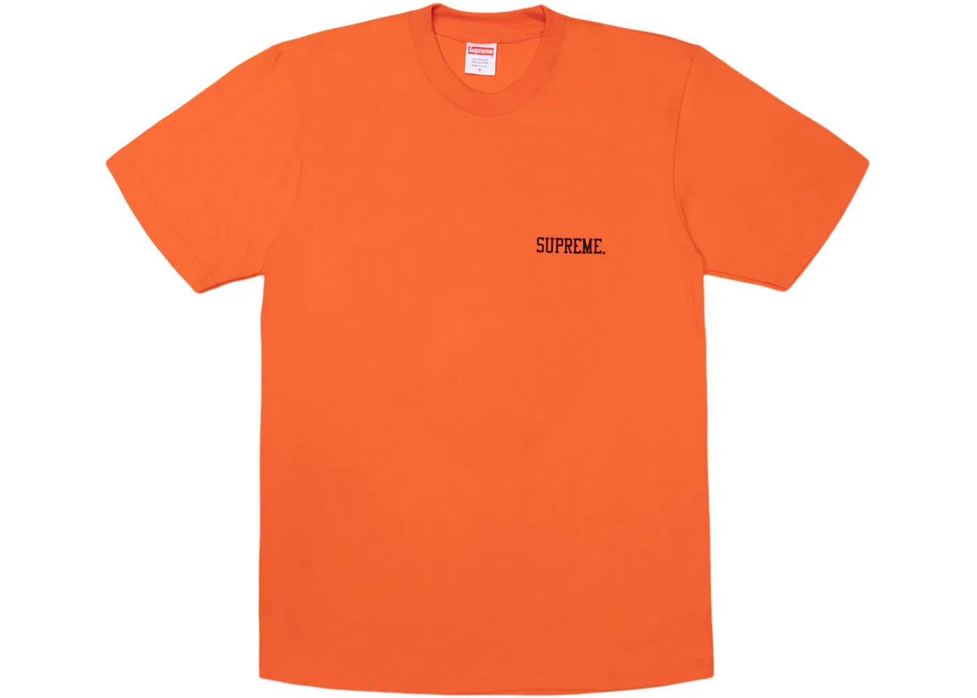 Мужская футболка с принтом Supreme Automobili Lamborghini Tee Supreme, Orange — фото 2