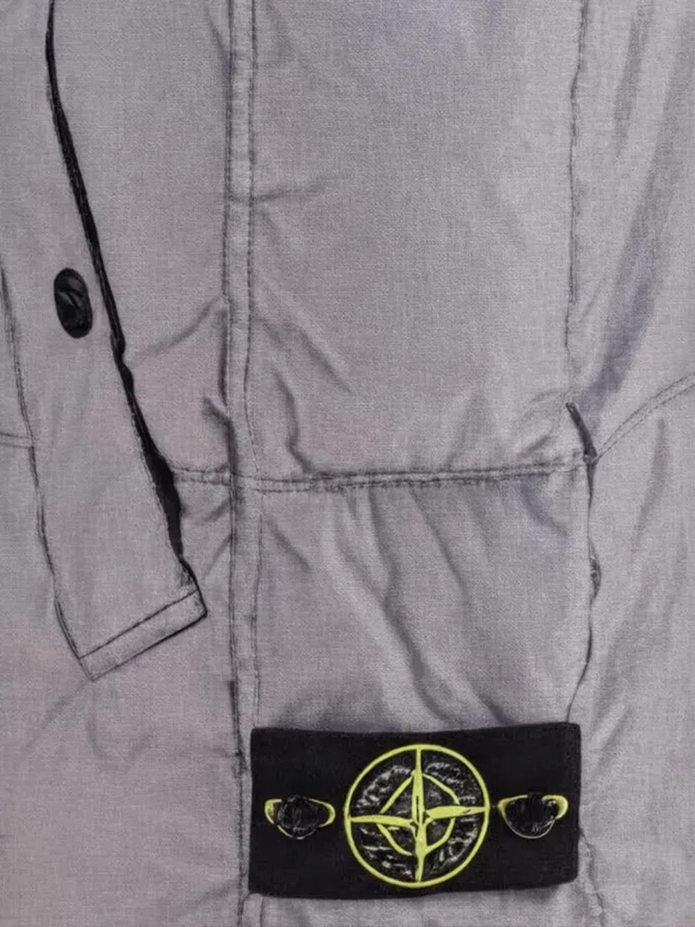 Жилет Crinkle Reps NY с стеганым наполнителем Stone Island, серый — фото 2