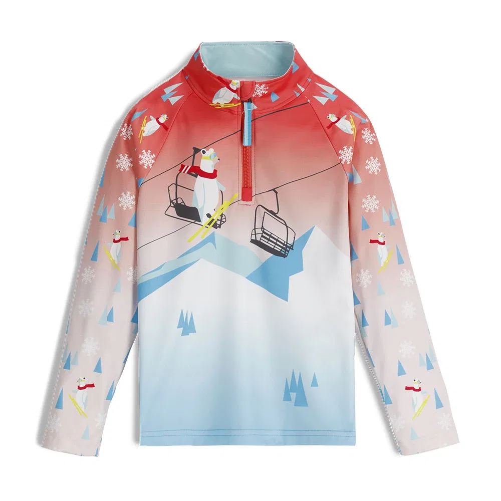 Свитшот на молнии Reflect 1/2-zip Spyder, Coral Haze