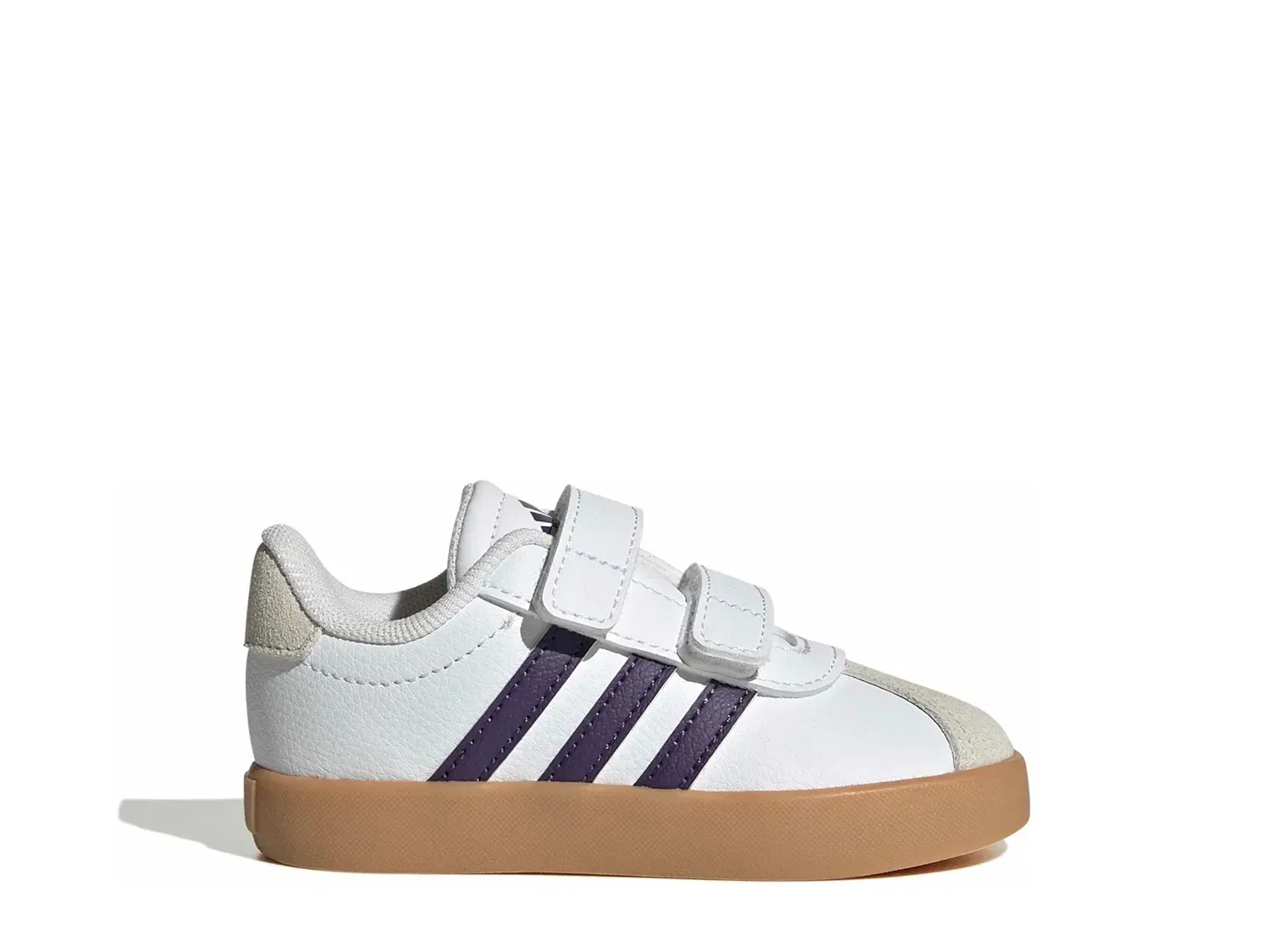 Кроссовки VL Court 3.0 для мальчиков, adidas, белый — фото 2