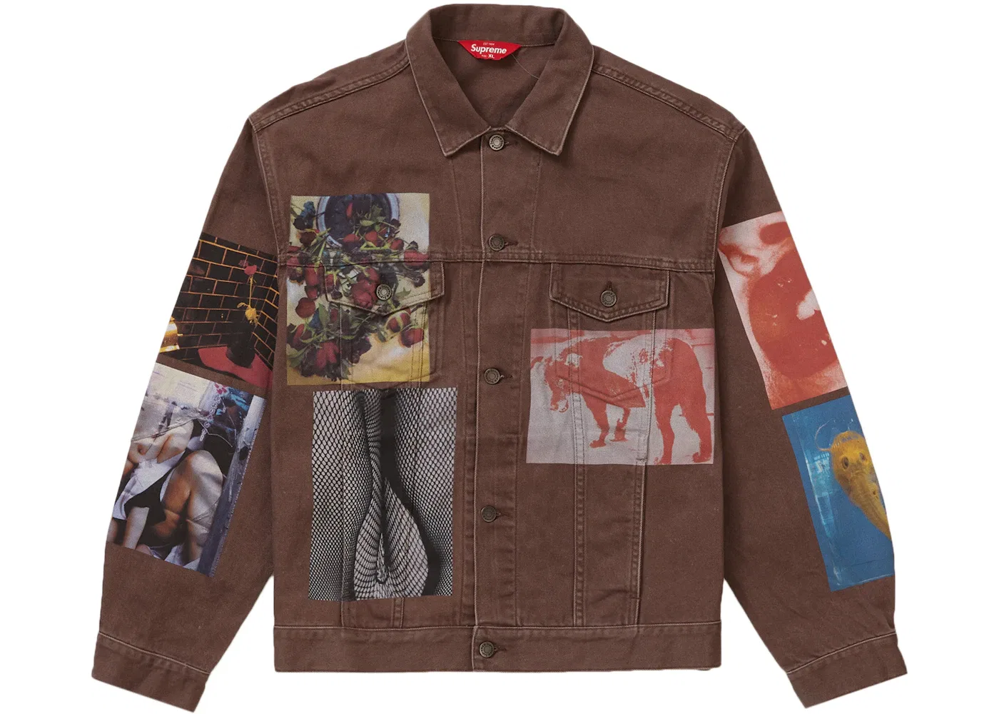 Мужская джинсовая куртка Daido Moriyama Supreme, Brown
