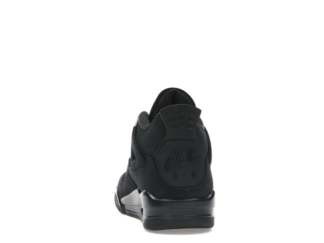 Детские кроссовки Lifestyle с монолитным дизайном Jordan 4 Retro, Black/Black/Light Graphite — фото 4