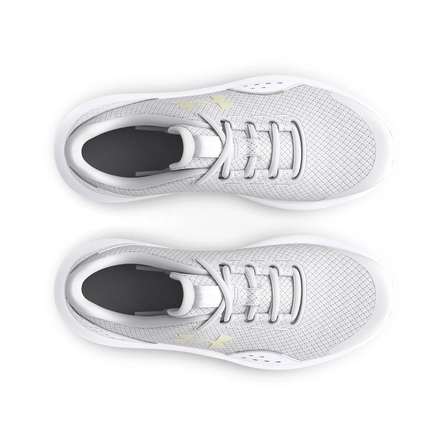 Детские кроссовки для девочек легкие UA GGS Surge 4 Under Armour, Black Purple Yellow Reflective — фото 3