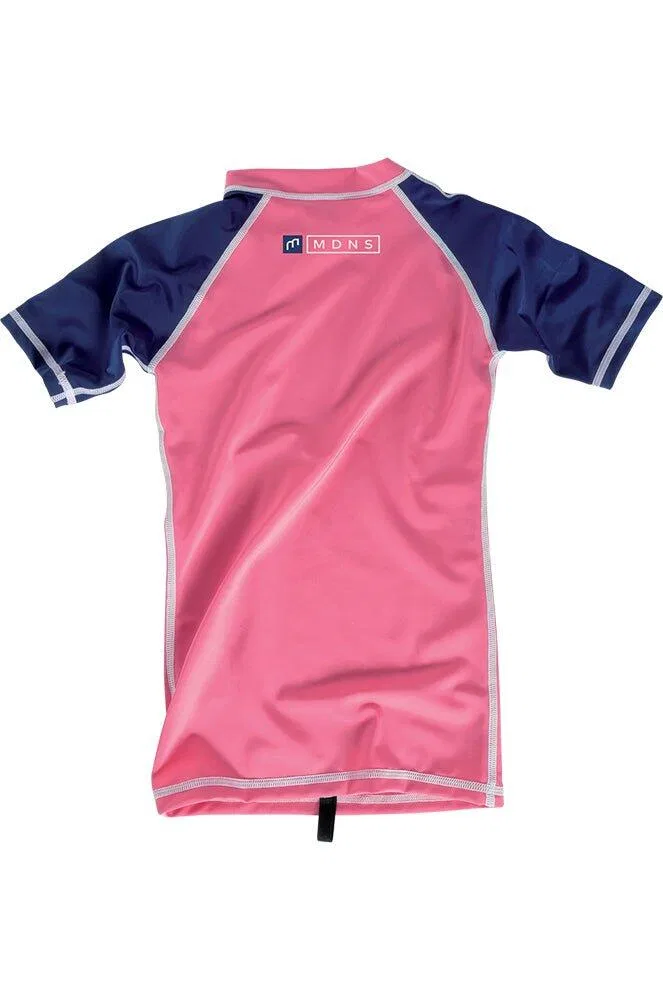 Детская футболка с защитой UPF 50+ Bi-Color - UV-Shirt S/S UPF 50 Surf Kinder Mdns, Rosa Mitternachtsindigo — фото 2