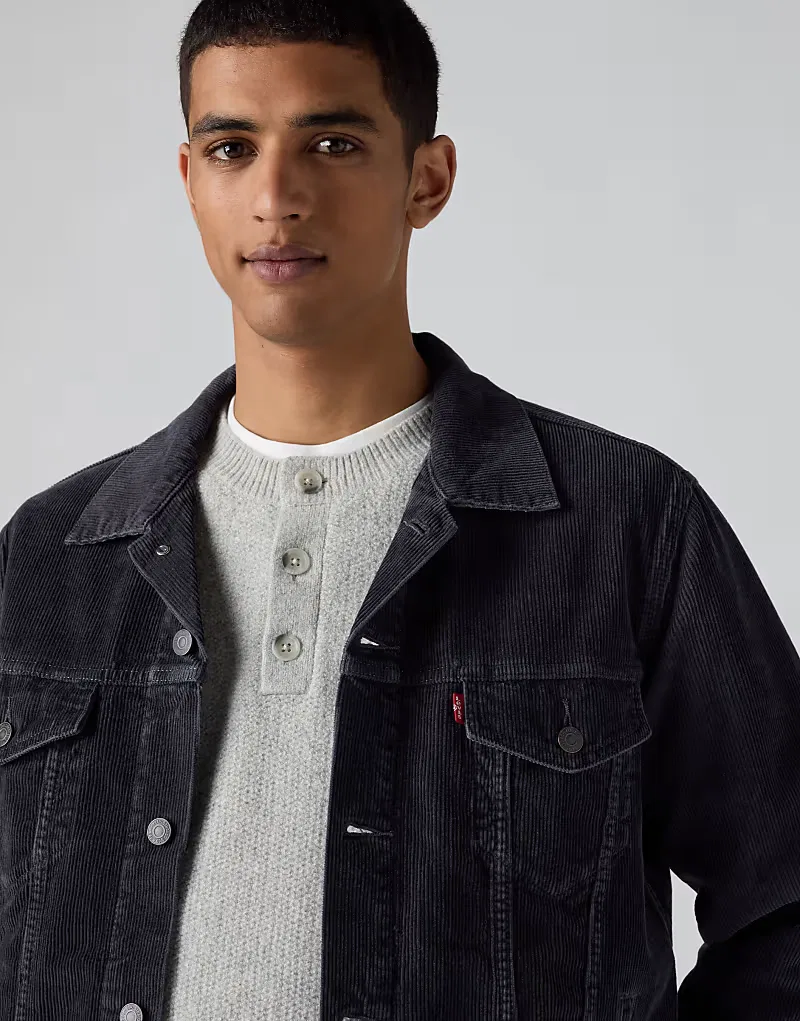 Куртка-тракер кордовая Levi's, черный — фото 4
