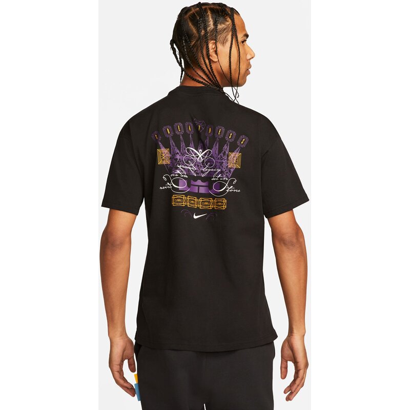 Fan shirt lbj m nk tee m90 fa23 Nike, черный — фото 2