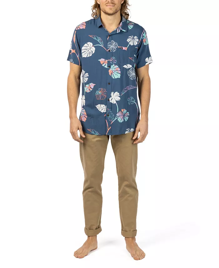 

Мужская рубашка с коротким рукавом Mod Tropics Rip Curl, синий