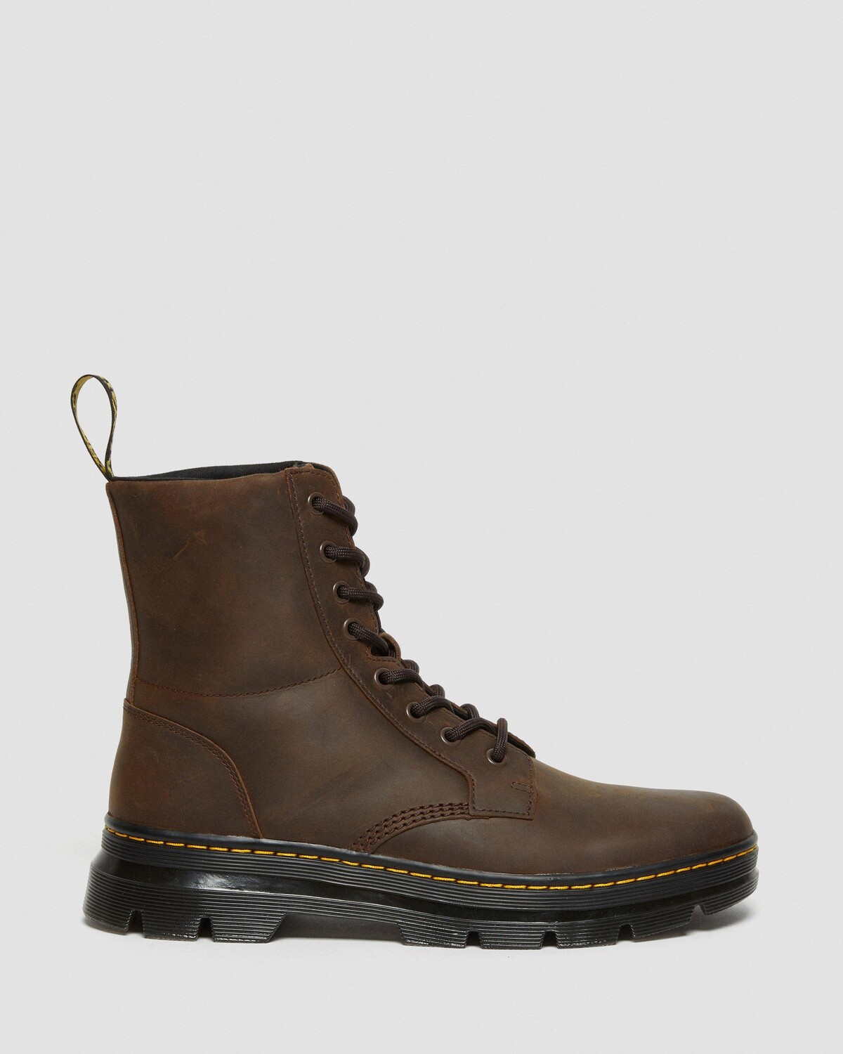 Ботинки Dr. Martens Combs Crazy Horse Leather Casual, коричневый (Размер US 12/EUR 46)
