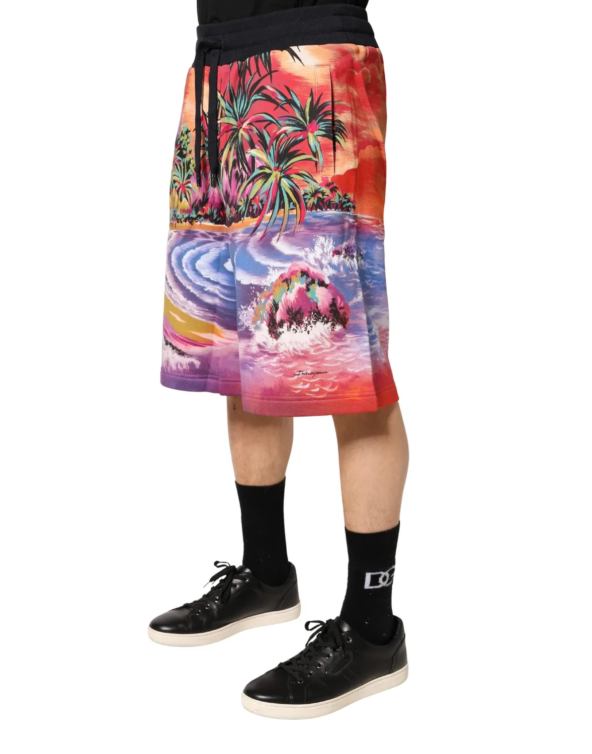 Мужские шорты-бермуды с принтом Bermuda Shorts Dolce & Gabbana, Multicolor — фото 3