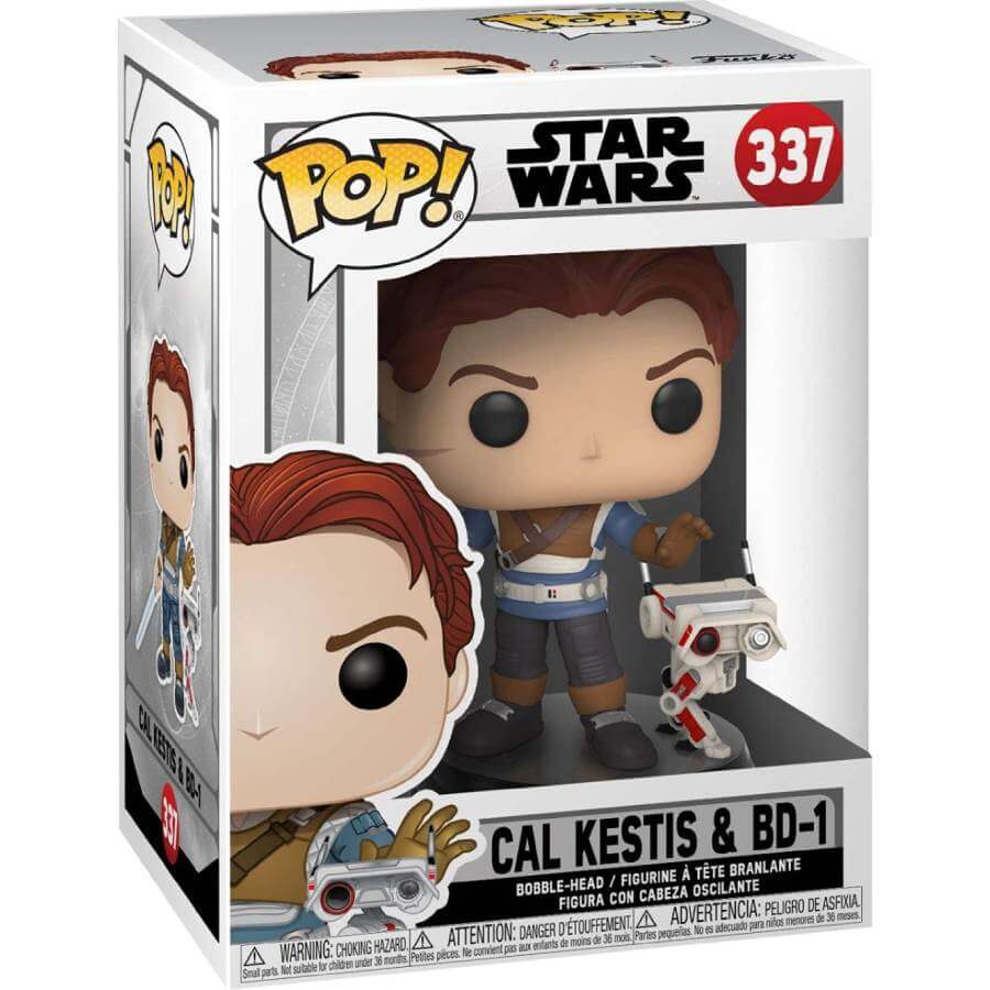 Фигурка Funko POP! Star Wars: Jedi Fallen Order - Cal Kestis with BD-1 - фото