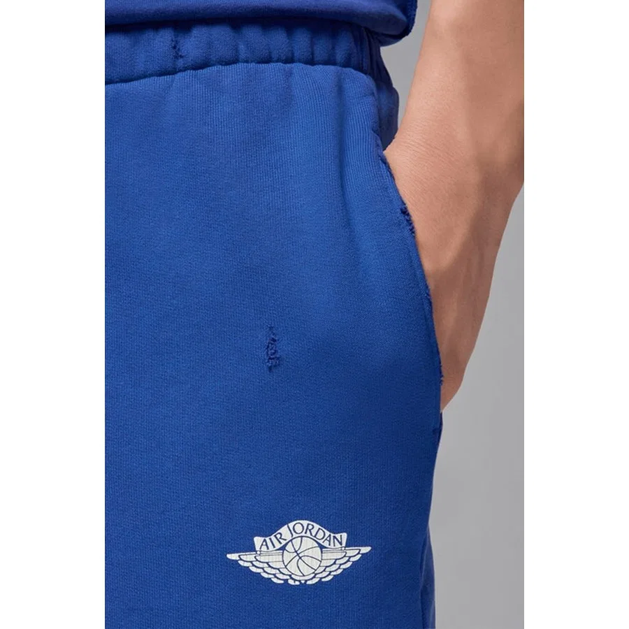 Шорты спортивные хлопковые Rare Air Fleece Nike, Синий — фото 4