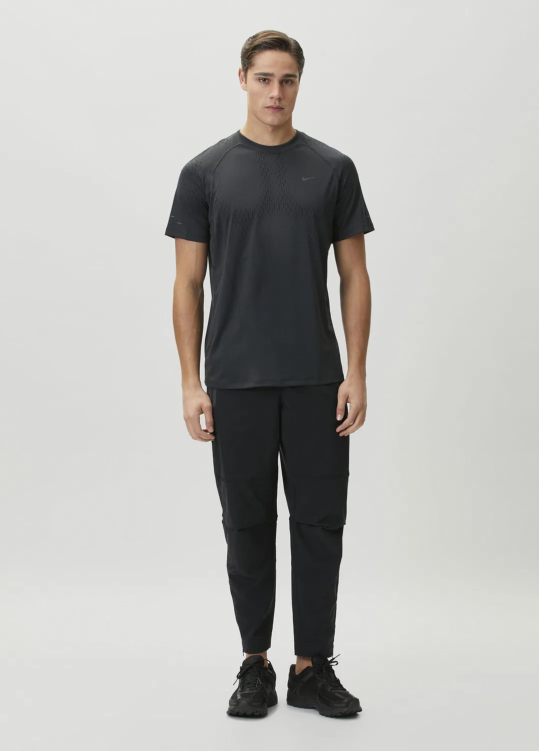 Футболка Nike Stride Plus Dri-FIT ADV, синий-серый — фото 2