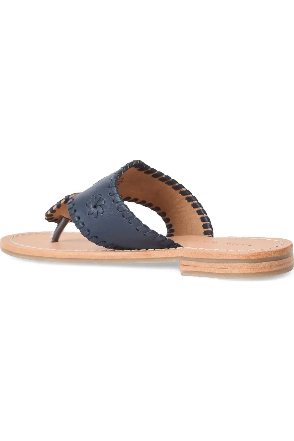 Детские сандалии вьетнамки с кожаными ремешками Jacks Jack Rogers, Midnite — фото 2