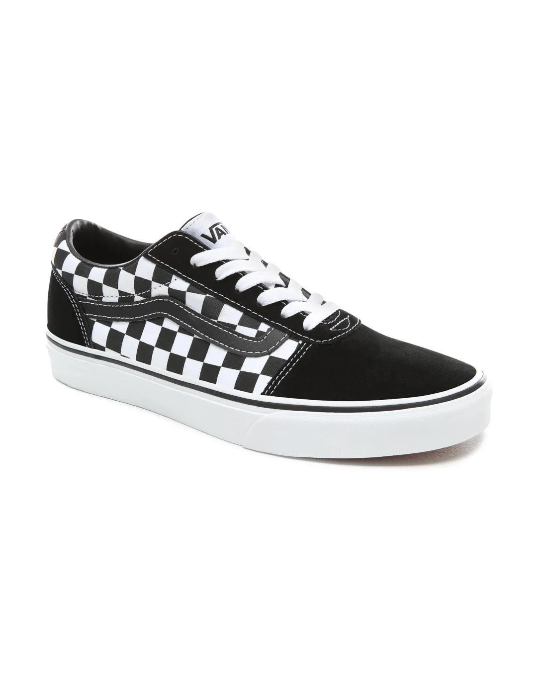 Детские кеды Vans Ward Checkered, Schwarz — фото 2