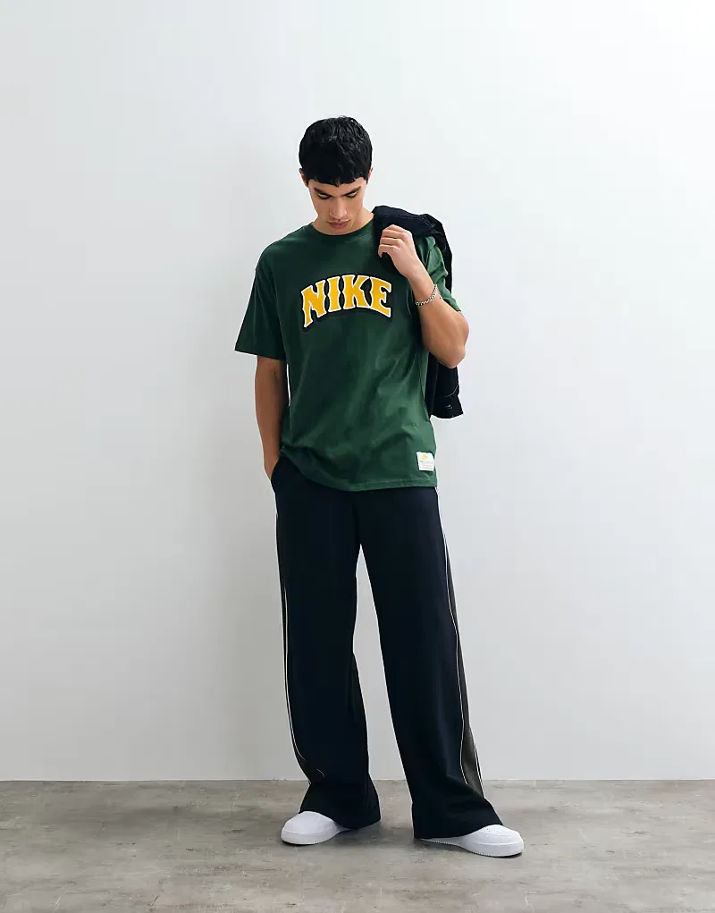 Футболка Nike Retro с баскетбольным принтом, зеленого