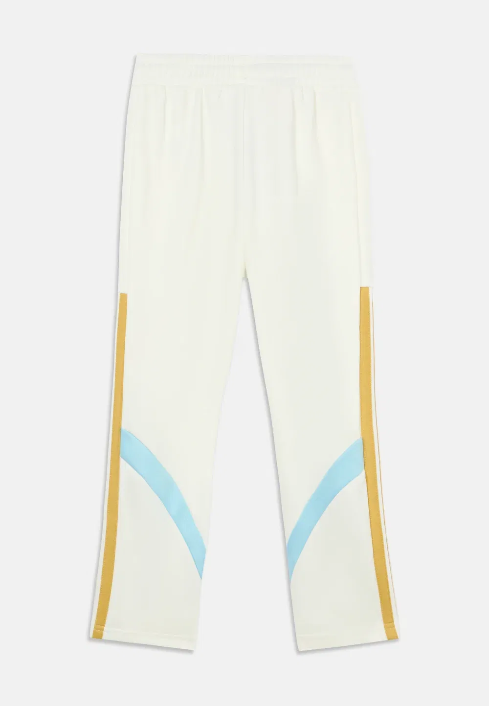 Детские спортивные штаны Messi House of Tiro унисекс Adidas Performance, Off-White/Ice Blue — фото 2