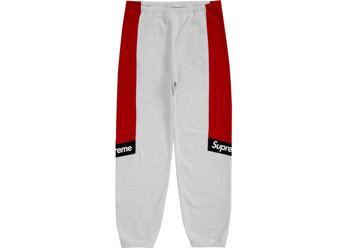 Мужские спортивные штаны с контрастными блоками Supreme, Ash Grey