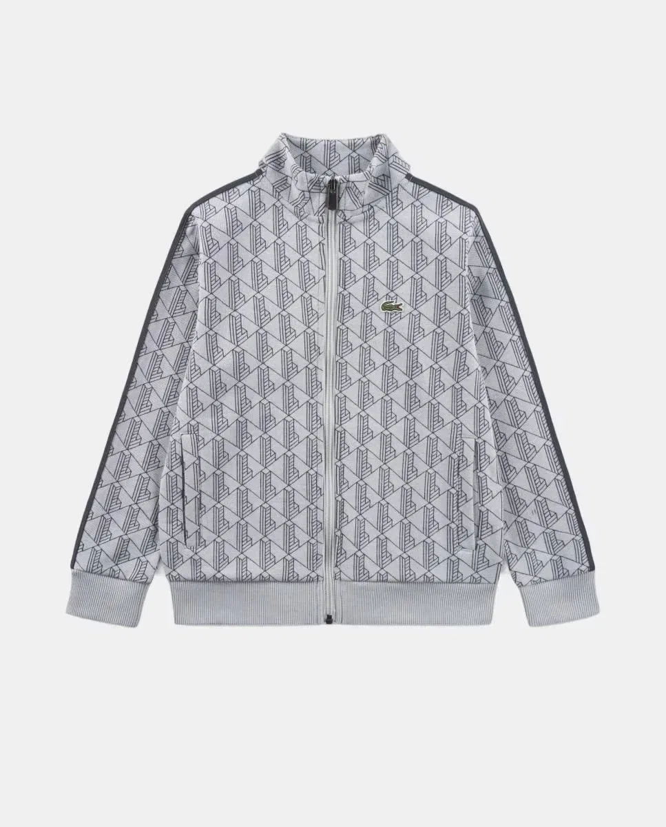 Детская кофта с монограммой Lacoste, Gris