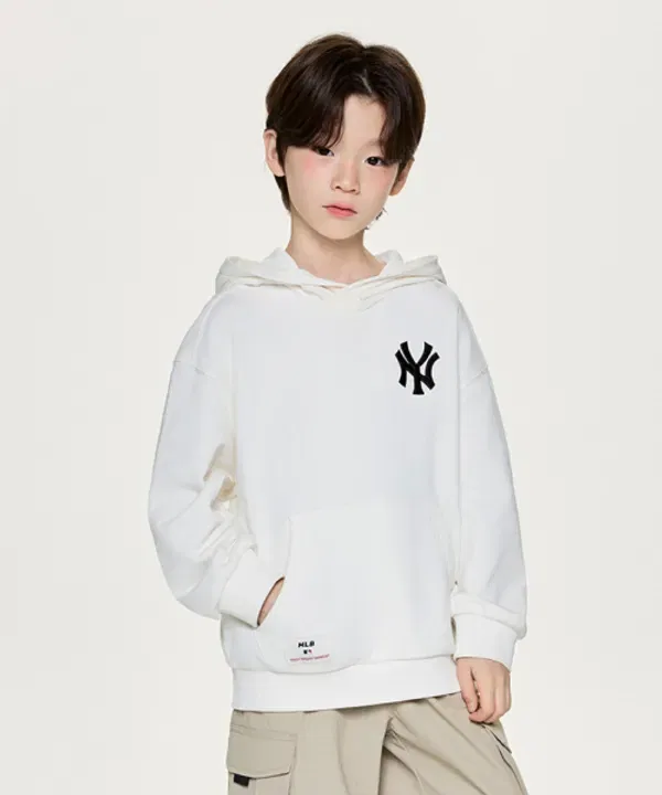 Худи классическое куперс, детское, Mlb Kids, слоновая кость