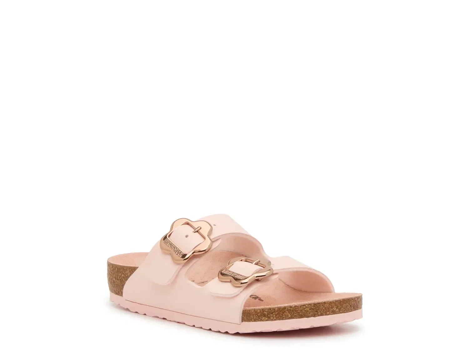 Сандалии-слайды Arizona Flower Buckle, Birkenstock, светло-розовый