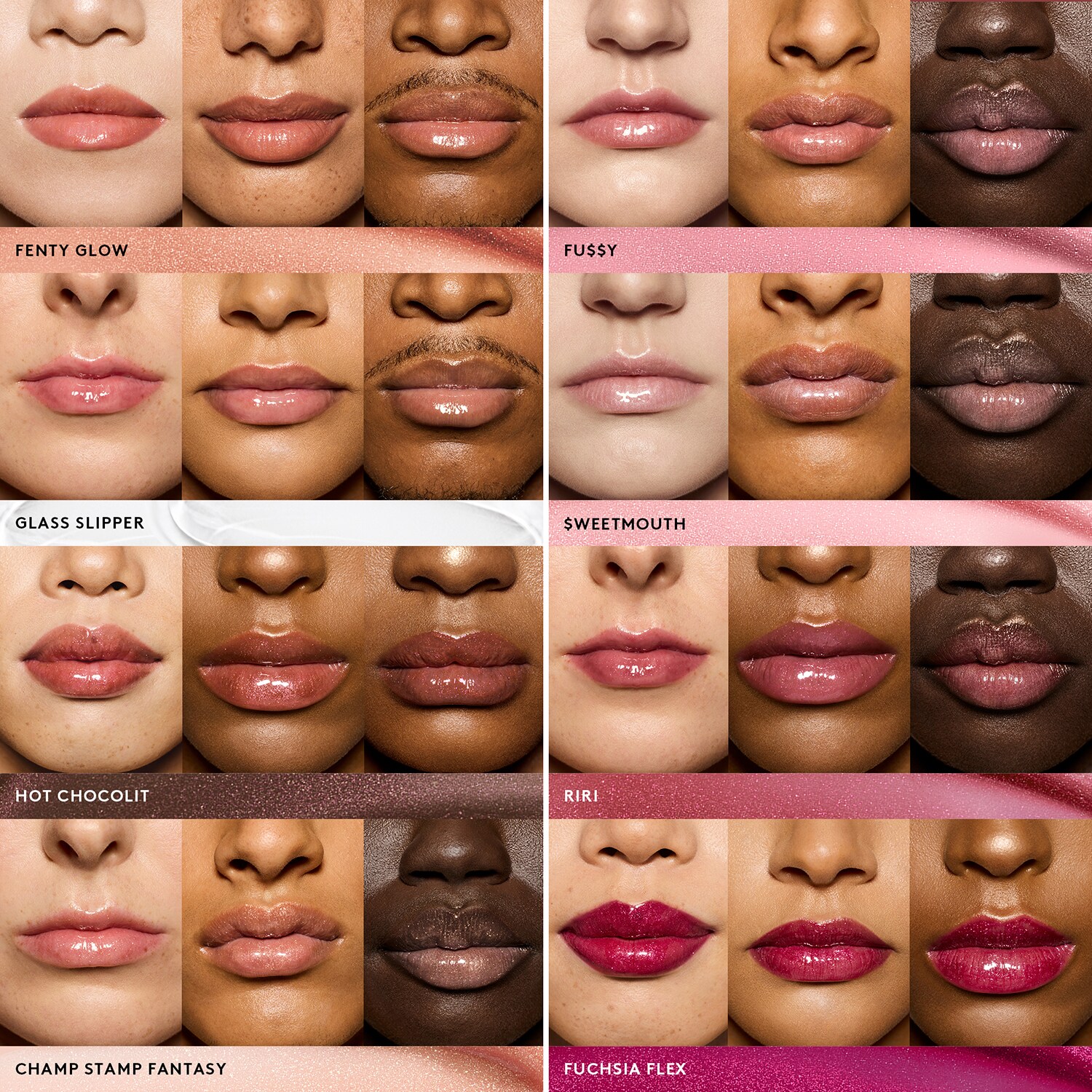 Блеск для губ для красивых губ Gloss Bomb Universal Lip Luminizer Fenty Beauty, $Weet Mouth - Shimmering Soft Pink (9 ml) — фото 3
