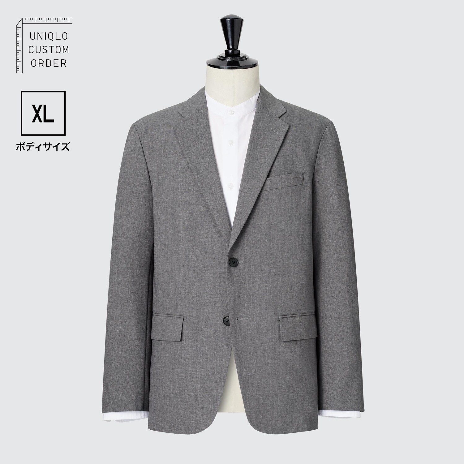 

Куртка UNIQLO Kando размер XL, серый