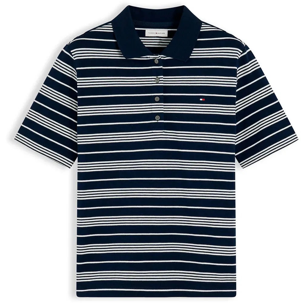 Женское поло с коротким рукавом 1985 Collection Tommy hilfiger, Blue