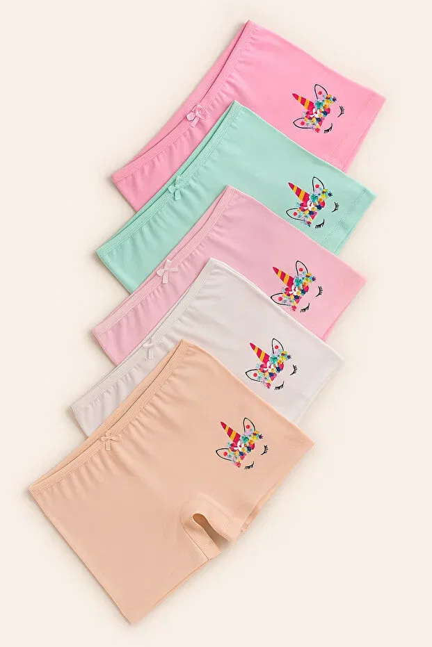Детские боксеры для девочек с принтом 5 шт Katia&Bony, Multicolored