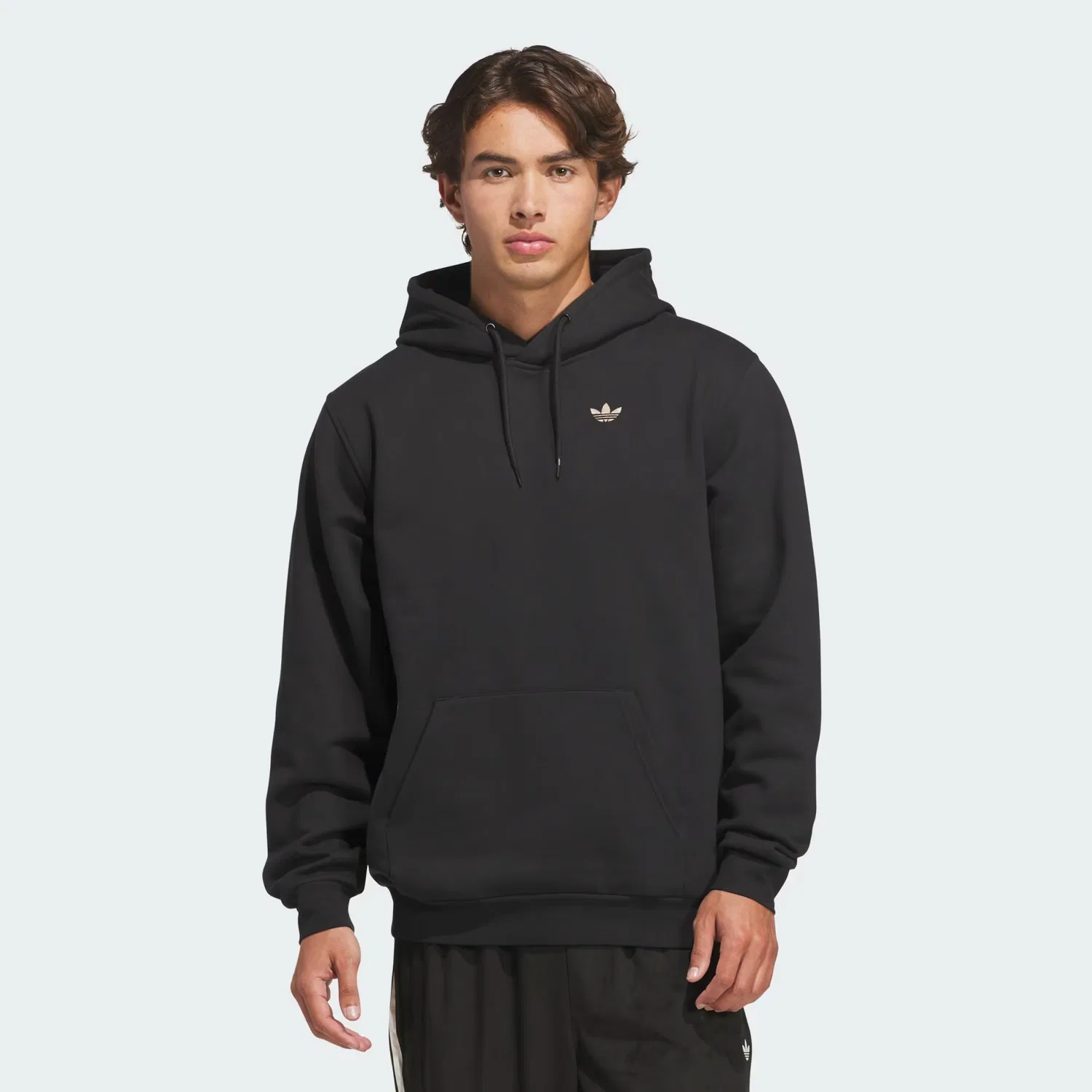 Худи свободного кроя с принтом SKATEBOARDING LOGO Adidas Originals, черный — фото 3