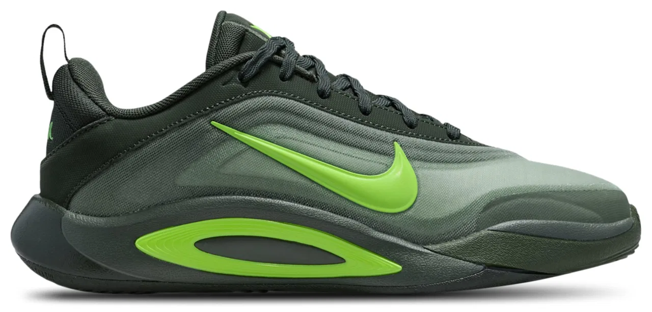 Кроссовки для девочек A'One Nike, цвет Black/Grey/Volt
