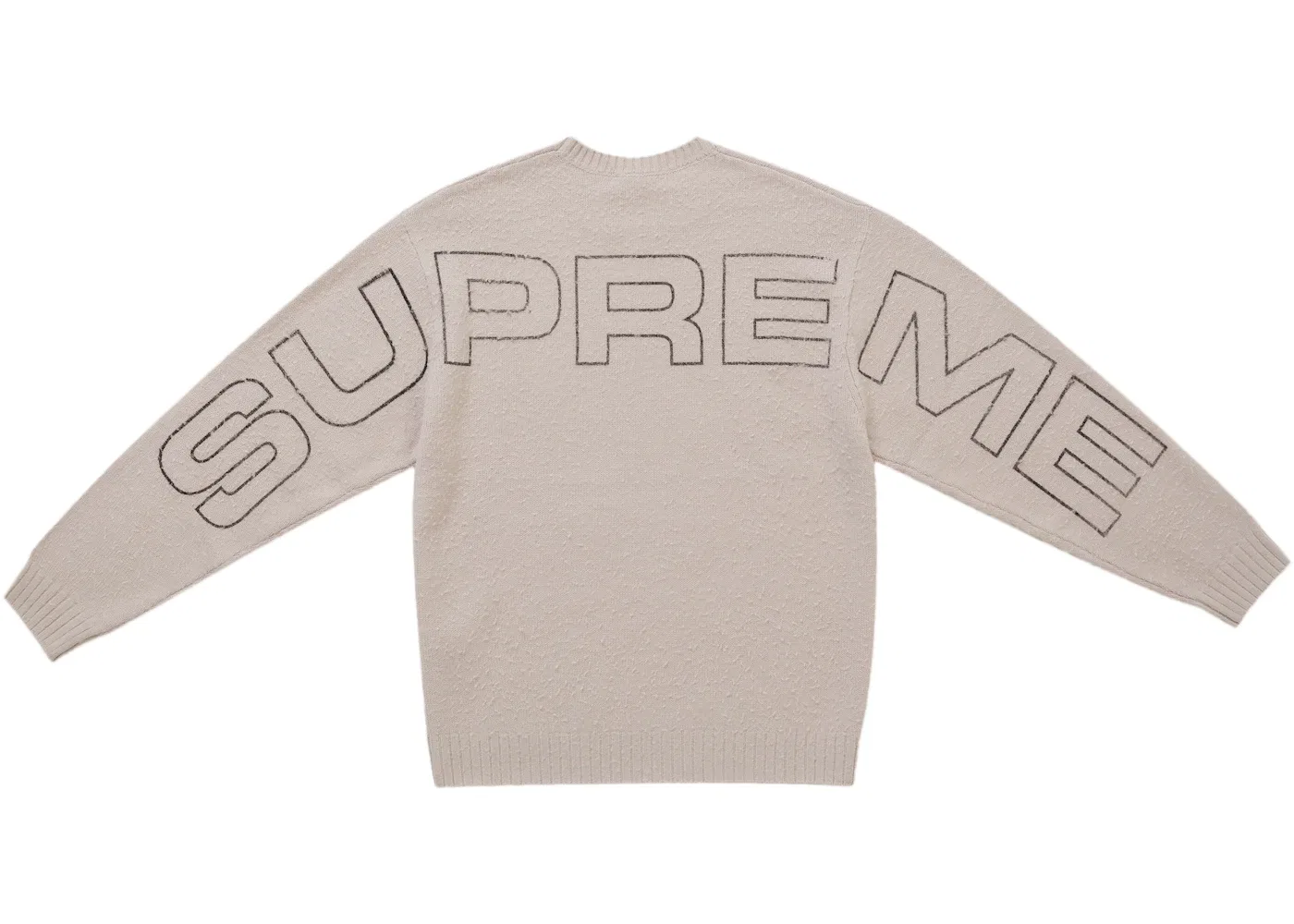 Мужской свитер с ворсом Supreme Sweater (SS26), Stone — фото 2