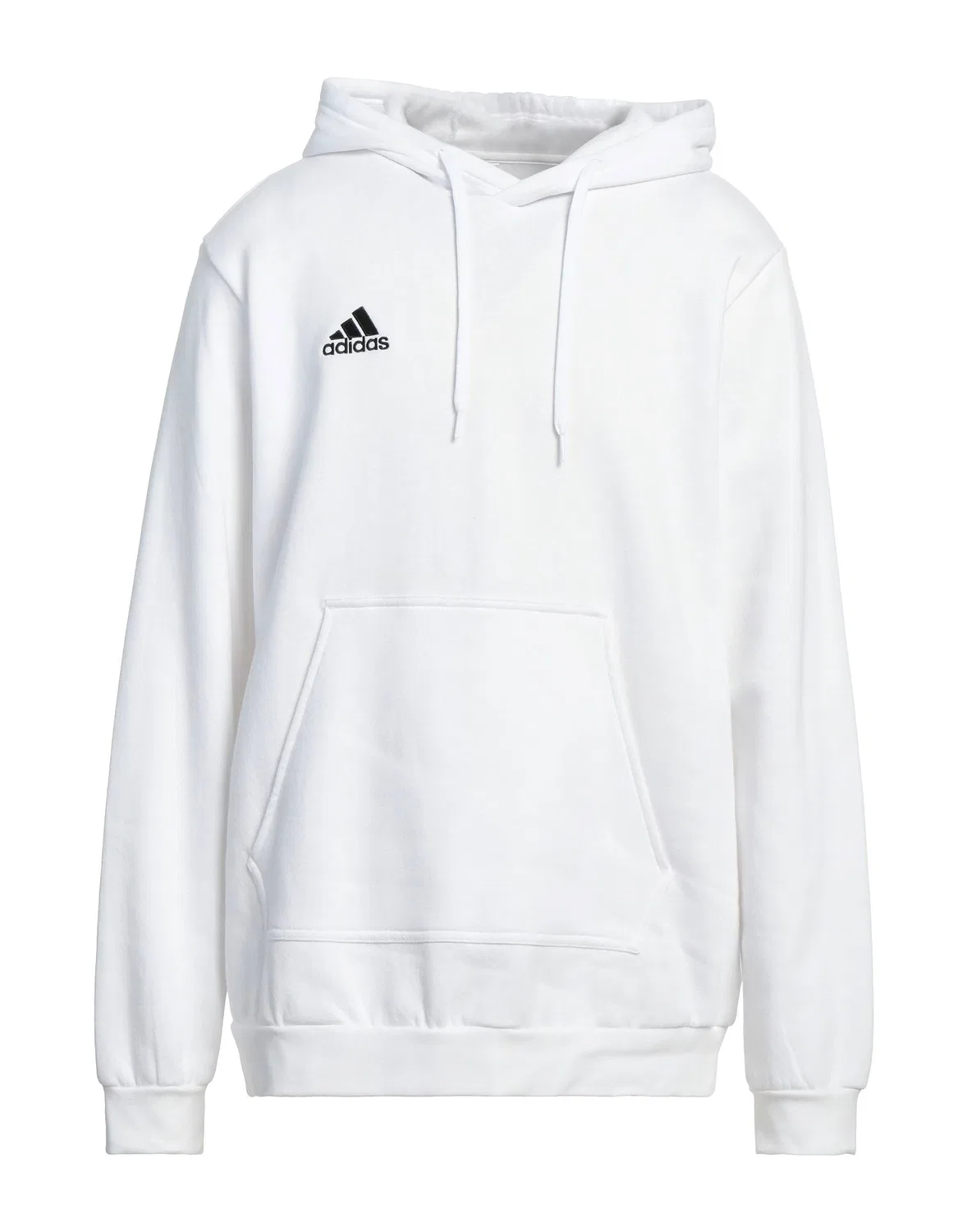 Мужской свитшот из флиса с капюшоном Adidas, белый