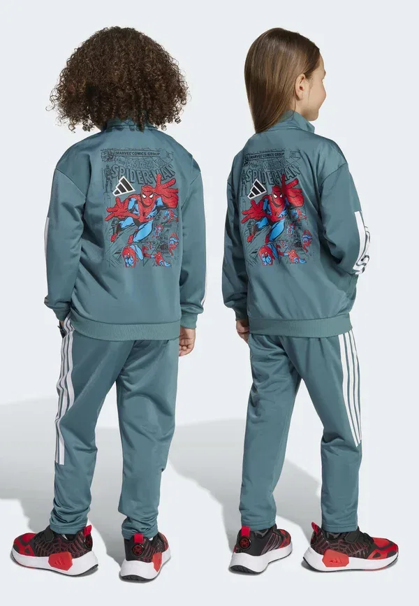 Костюм с принтом Mrvl set Adidas Originals, Preloved Teal White, белый/бирюзовый — фото 2
