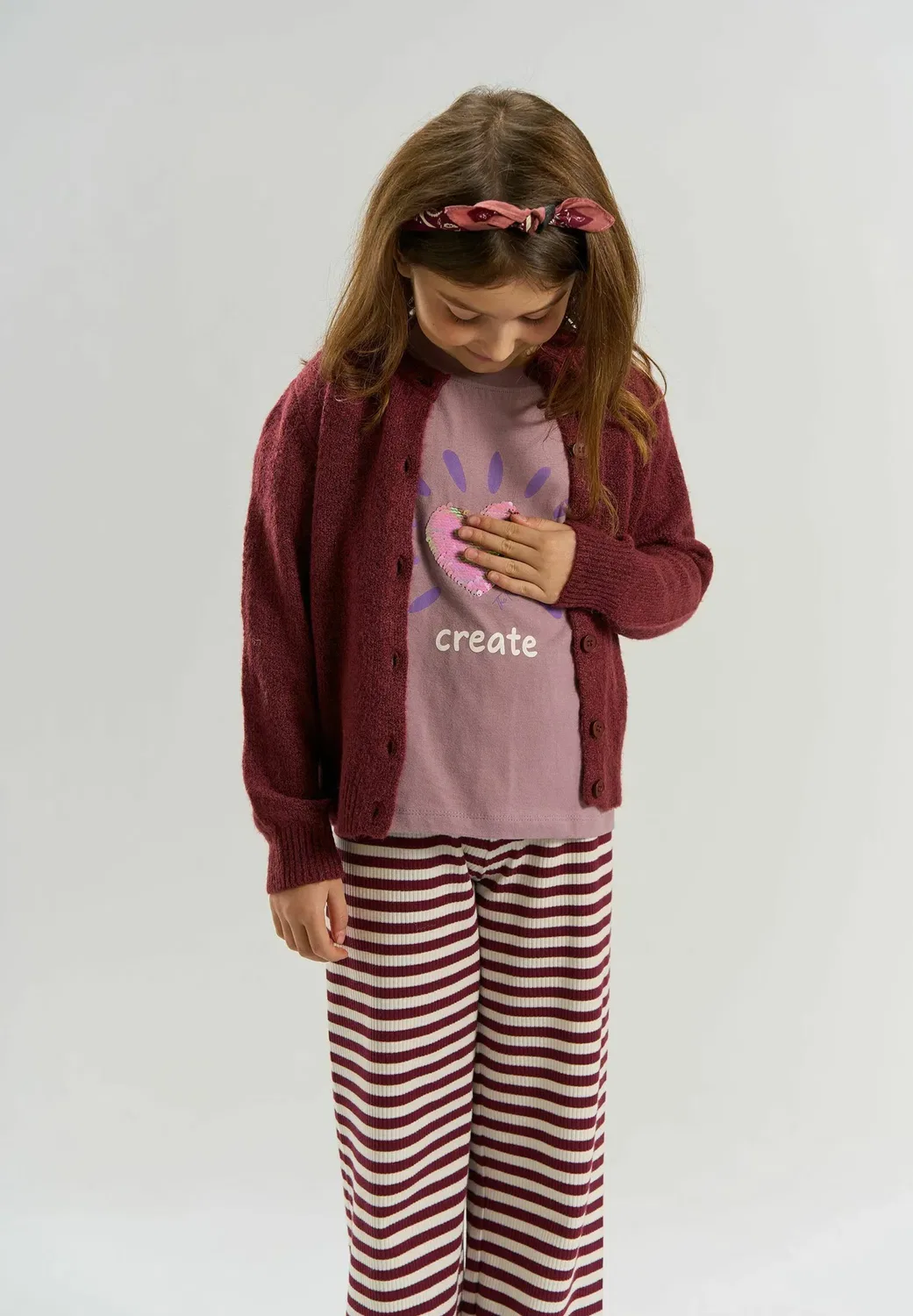 Кардиган The New, Burgundy Tn