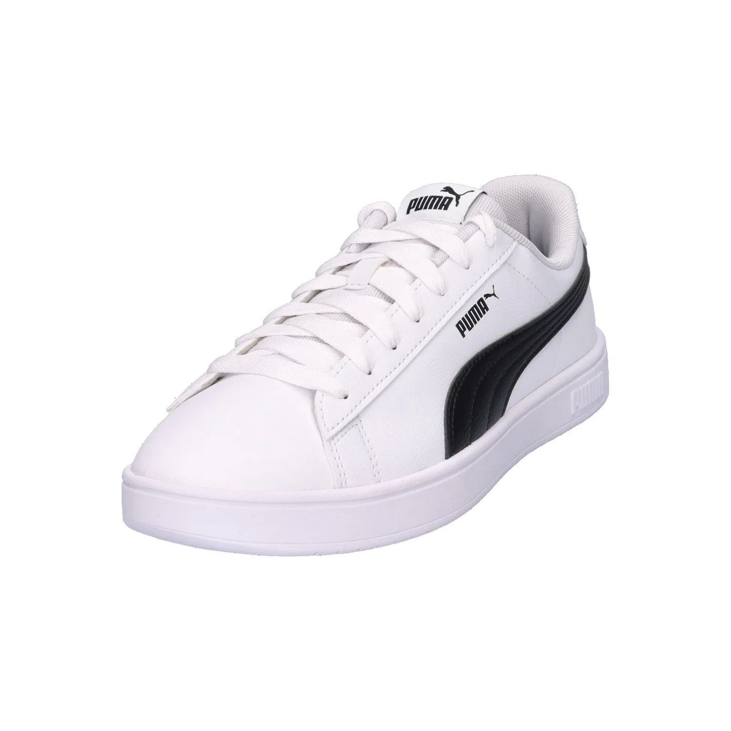 Детские кроссовки классические Rickie Classic Puma, Weiss Schwarz — фото 4