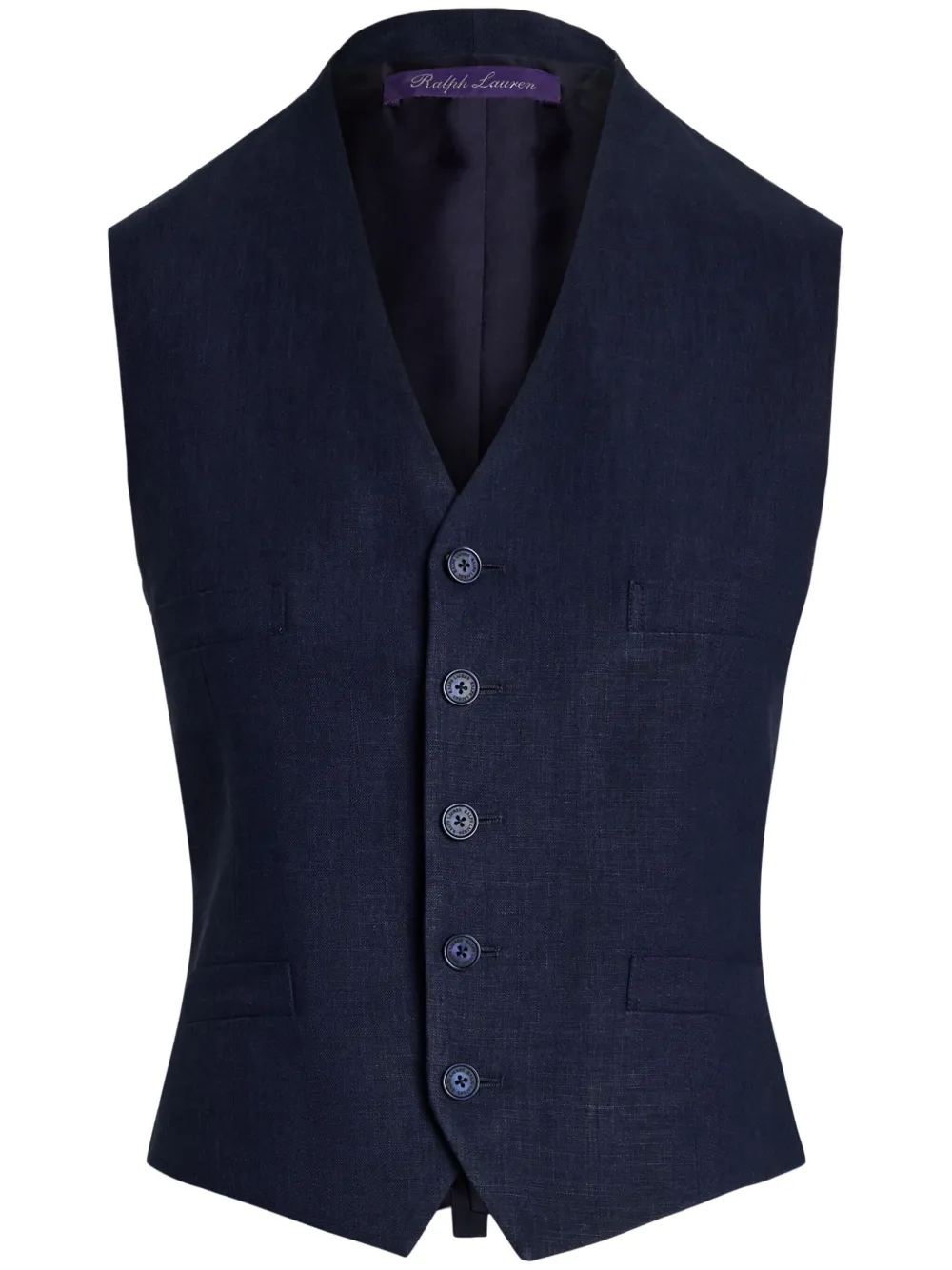 

Топ с V-образным вырезом Ralph Lauren Collection, синий