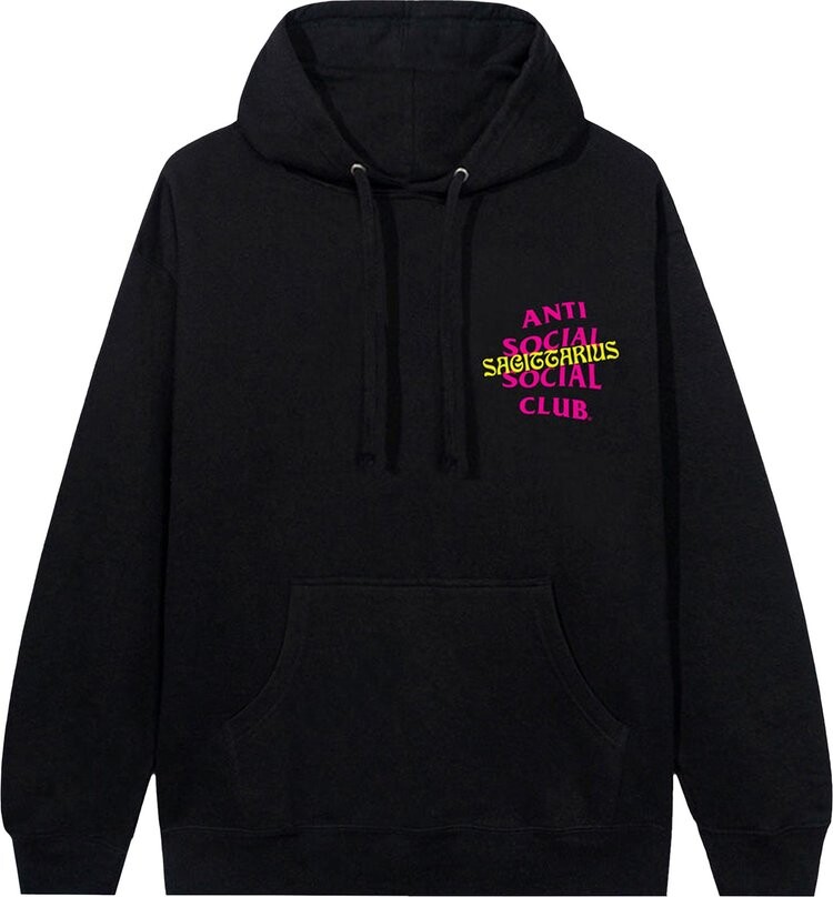 

Худи Anti Social Social Club Sag Hoodie 'Black', черный