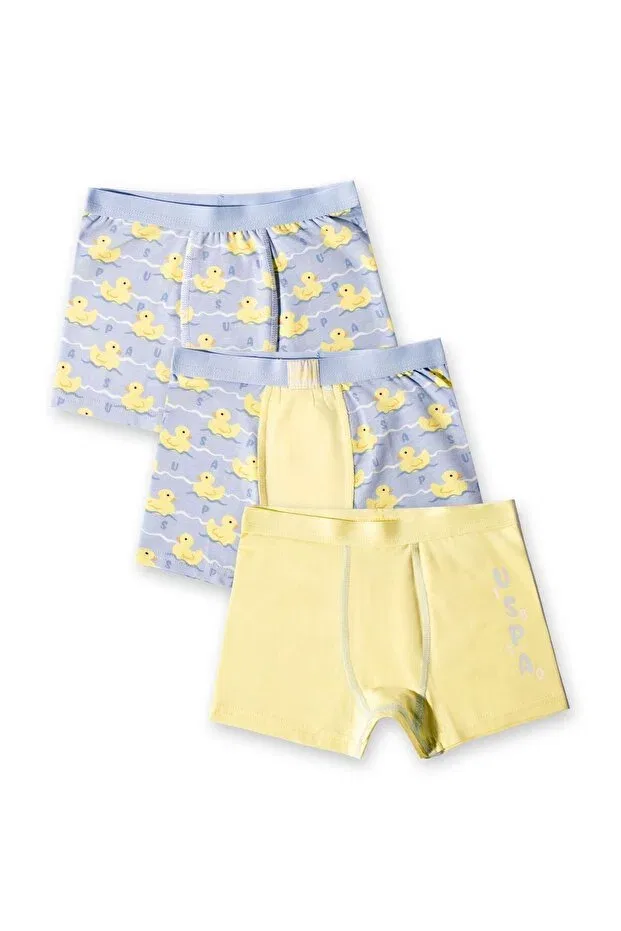 Детские трусы для мальчиков с принтом U.S. Polo Assn., Yellow