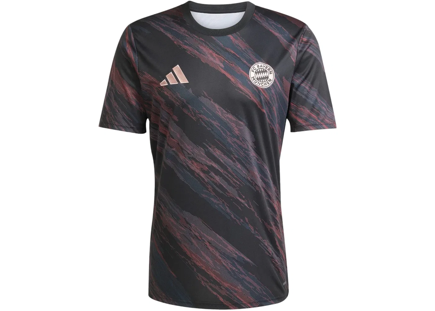 Мужская футболка для предматчевой разминки FC Bayern 25/26 Adidas, Black