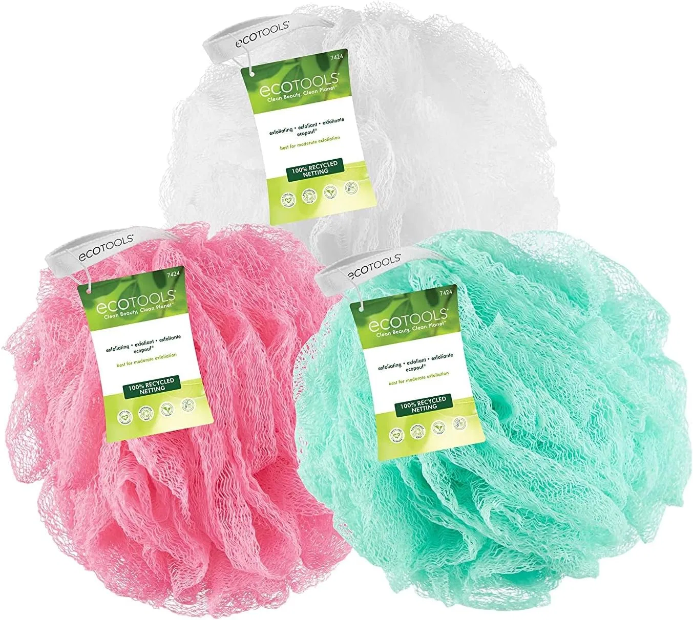 Мочалка для тела EcoTools Turquoise — фото 3
