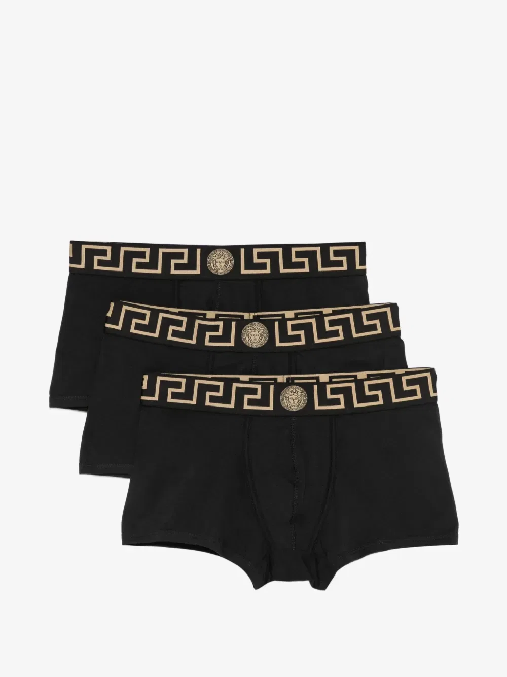 Боксеры Greca Medusa (комплект из трех штук) VERSACE, черный