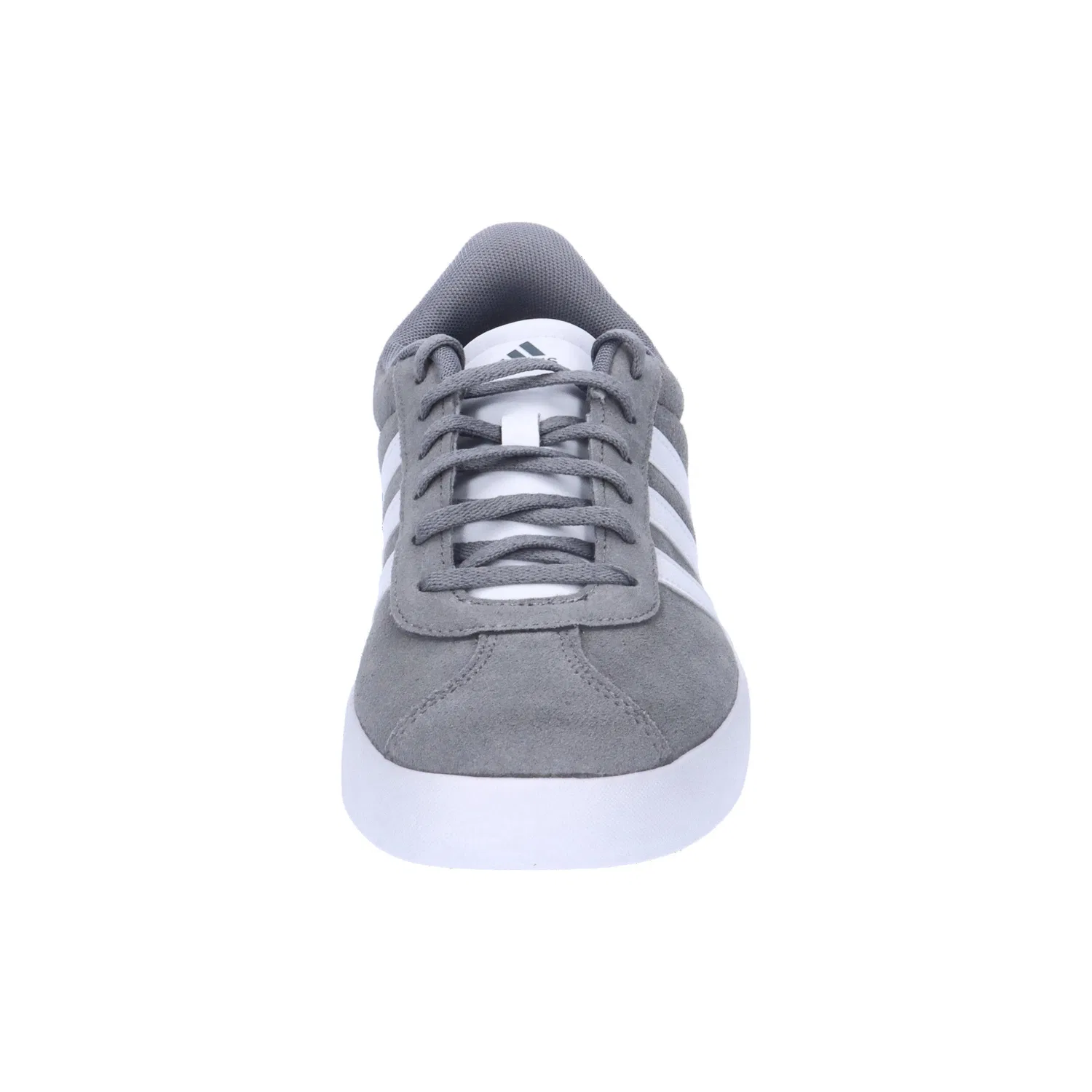 Детские кроссовки с замшевым верхом VL Court 3.0 K Adidas, Grau Weiss — фото 3