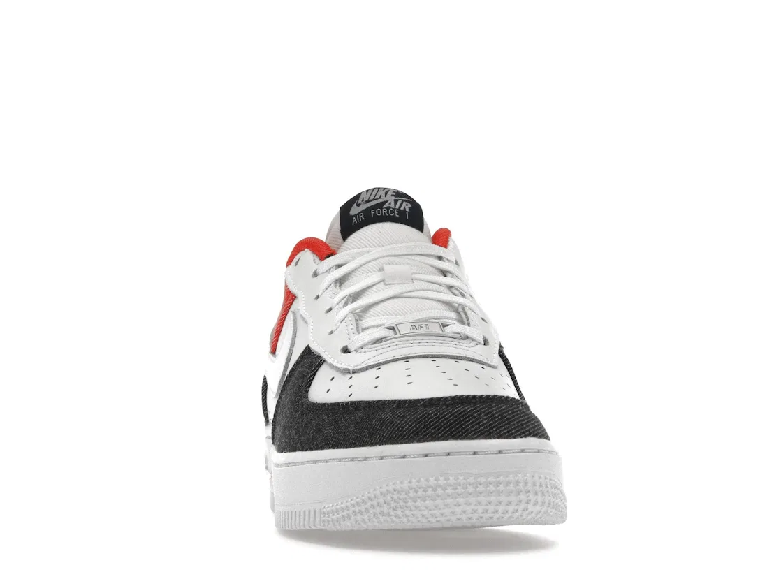Детские кроссовки Lifestyle Nike Air Force 1 Low LV8, White/Midnight Navy/Chile Red/White — фото 2