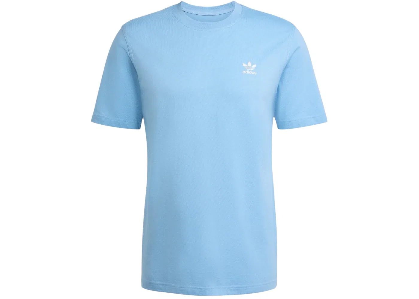 Мужская футболка с принтом Trefoil Essentials Adidas, Ash Blue