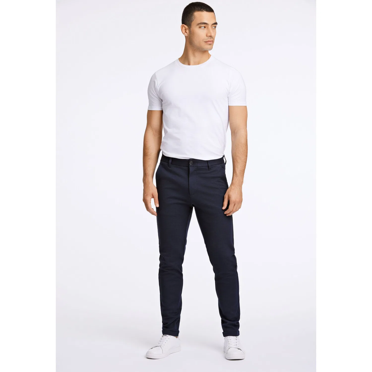 Детские брюки из ткани с эффектом стрейч Lindbergh, Navy Mix — фото 4
