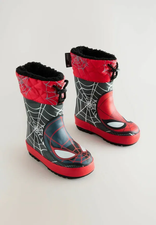 Ботинки водонепроницаемые Regular fit - thermal thinsulate - baby shoes Next black/red spiderman, красный — фото 2