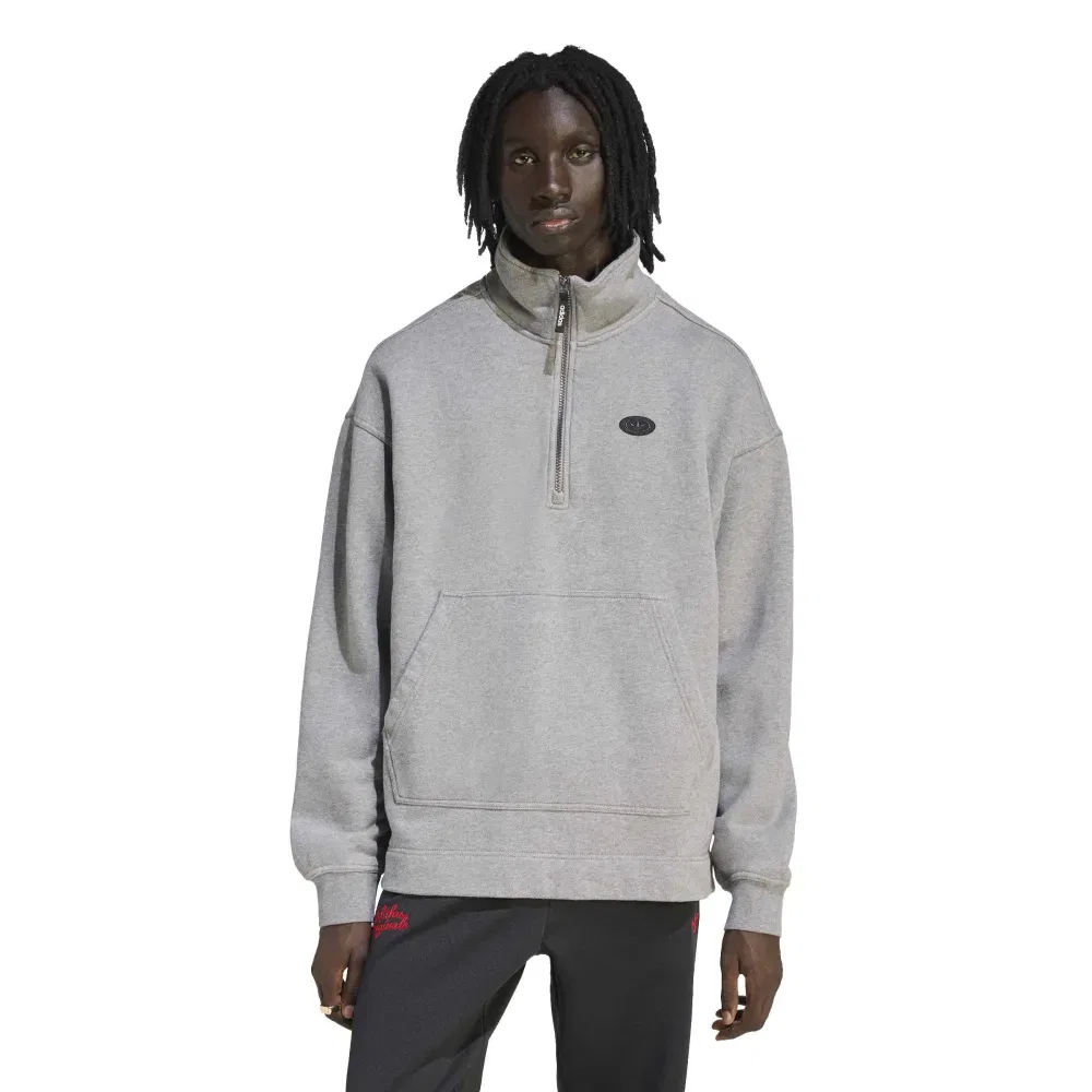 Худи Adidas Originals 90s Alternative Sport Graphic Fleece, серый