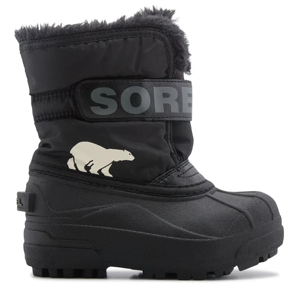 Детские водонепроницаемые ботинки Snow Commander для малышей Sorel, Black/Charcoal — фото 2